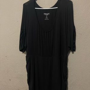 black TORRID dress size 3 fits like a 3XL black pair of TORRID jeans size 24R